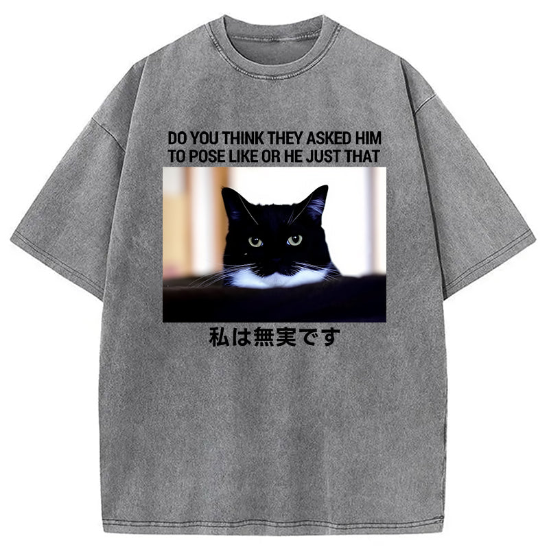bbb Do You Think Washed T-Shirt