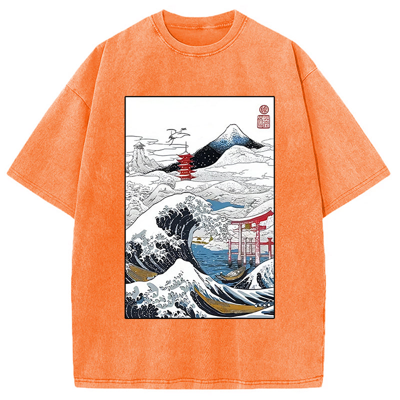 bbb Snowy Japan Washed T-Shirt