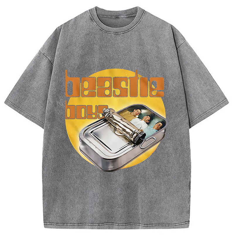 bbb Hello Nasty Beastie Boys Hiphop Washed T-Shirt
