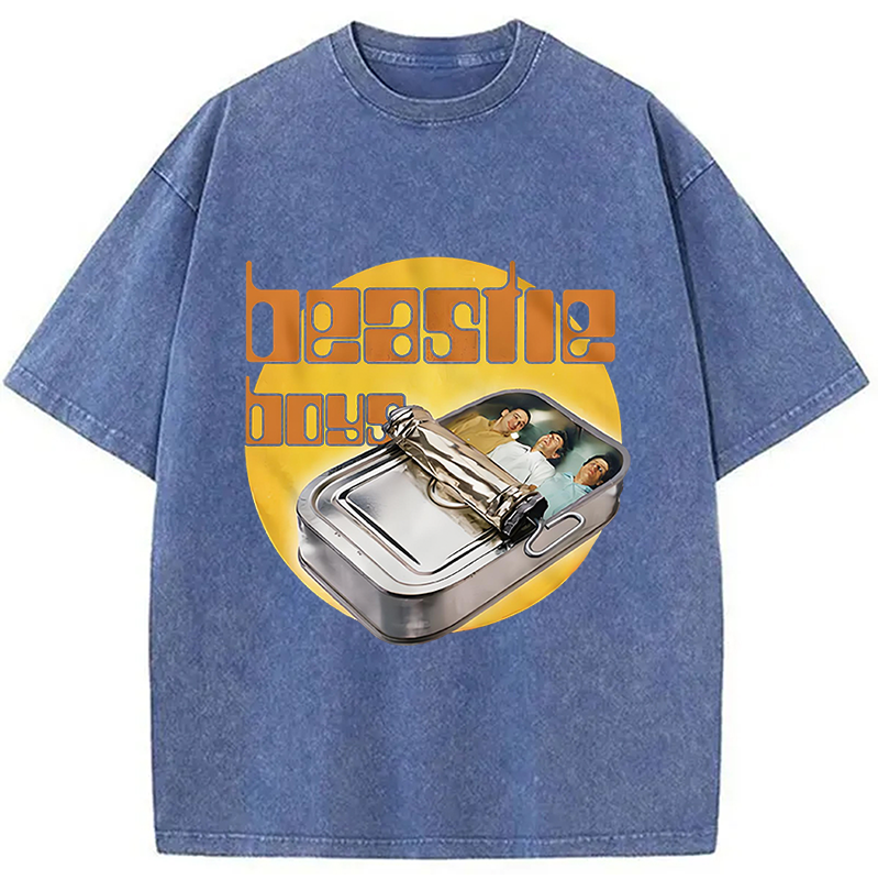 bbb Hello Nasty Beastie Boys Hiphop Washed T-Shirt
