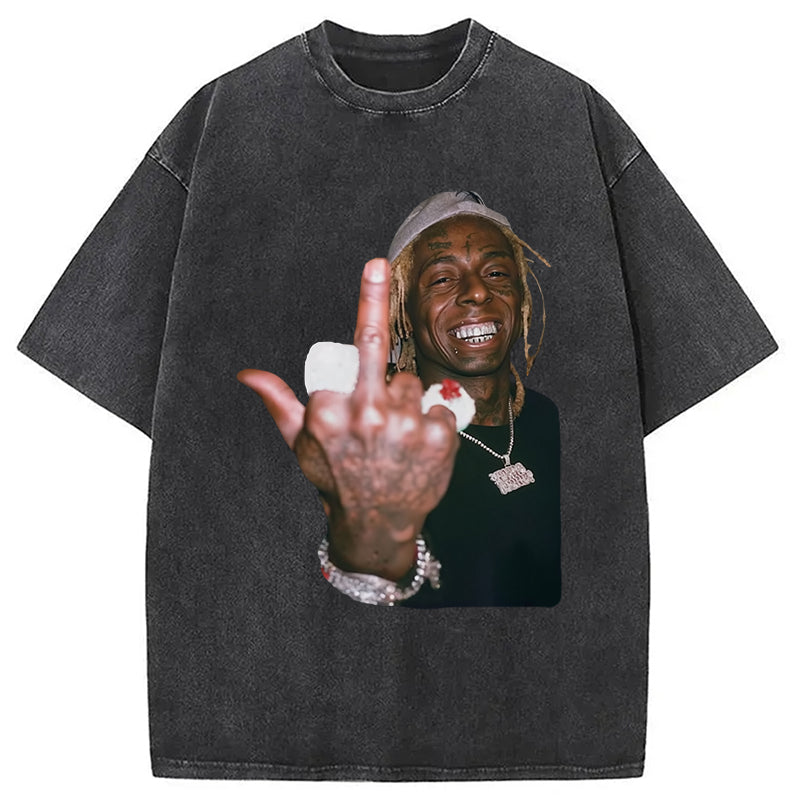 bbb North America Tour Lil Wayne Washed T-Shirt
