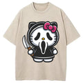 bbb Scream Kitty Halloween Washed T-Shirt