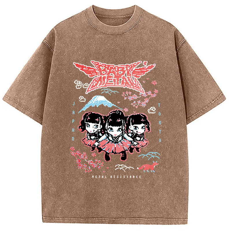 bbb Babymetal Tokyo Washed T-Shirt