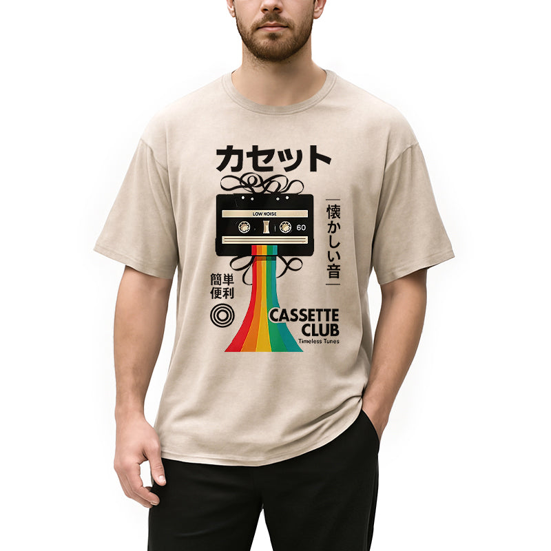 bbb Colored Tape Washed T-Shirt