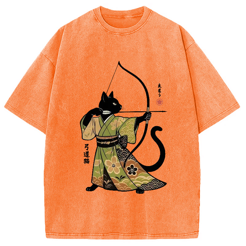 bbb Japan Cat Archery Washed T-Shirt