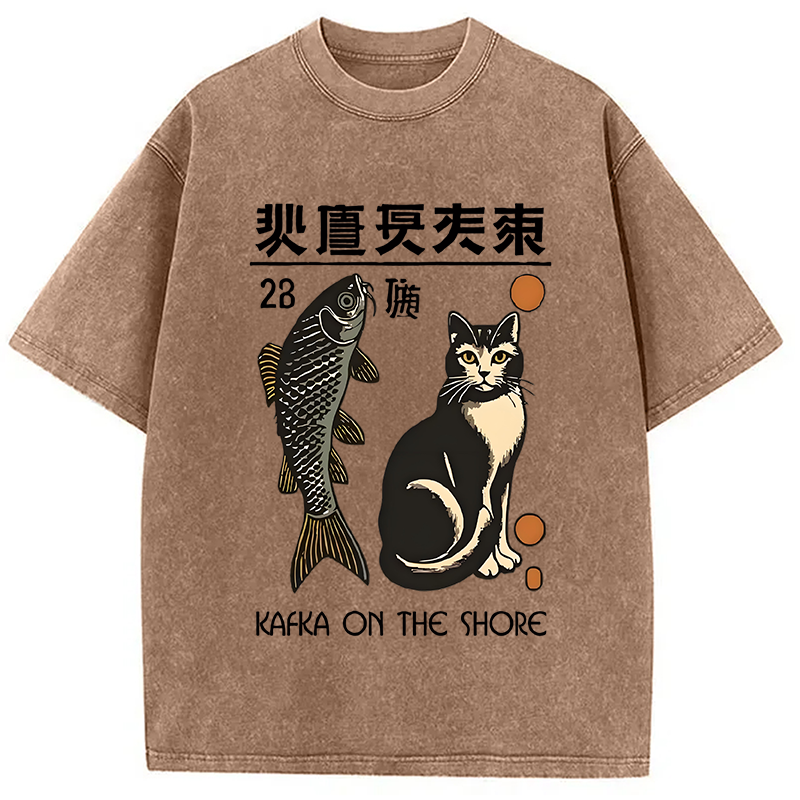 bbb Kafka On The Shore Washed T-Shirt
