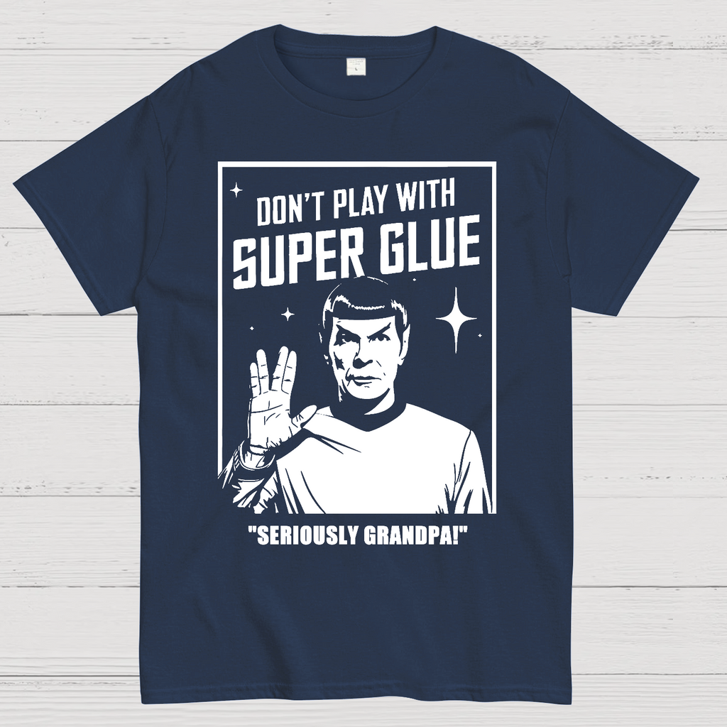 Don't Play With Superglue Grandpa  T-Shirt