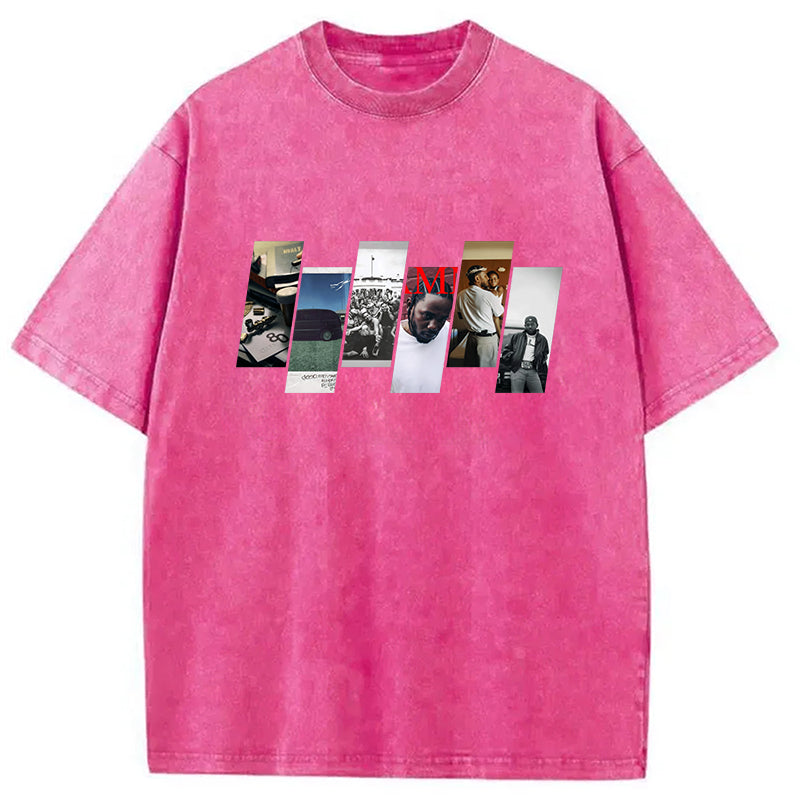 bbb Kendrick Lamar Albums Washed T-Shirt