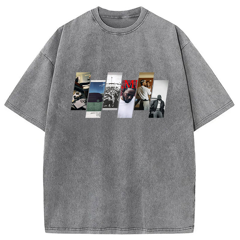 bbb Kendrick Lamar Albums Washed T-Shirt