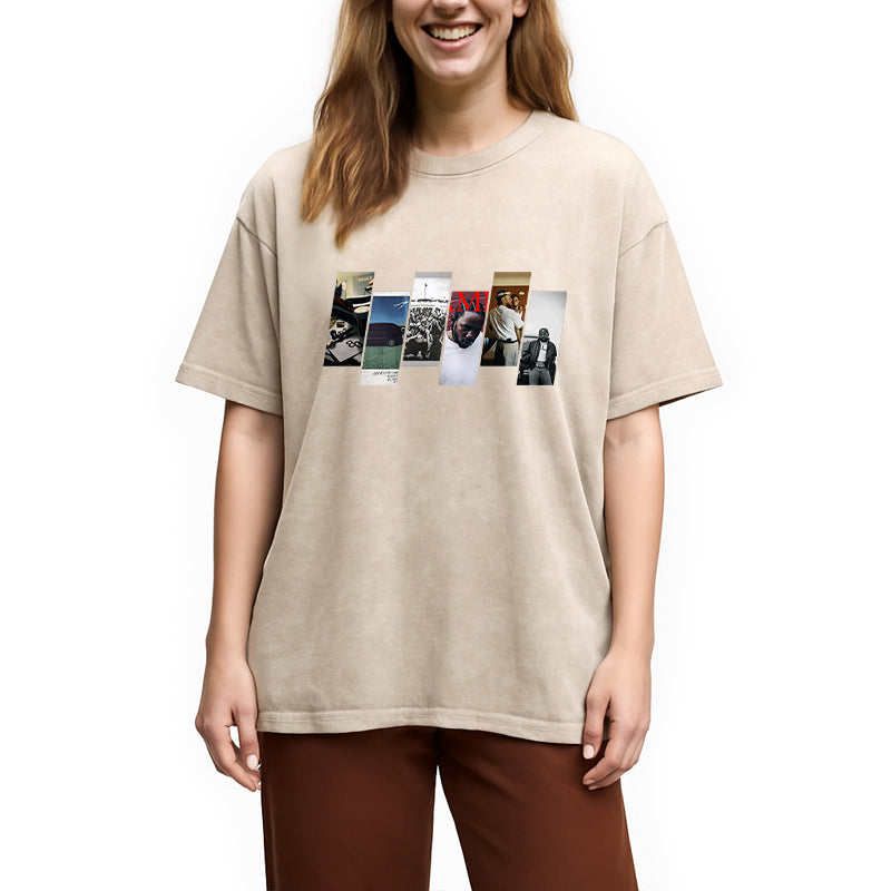 bbb Kendrick Lamar Albums Washed T-Shirt