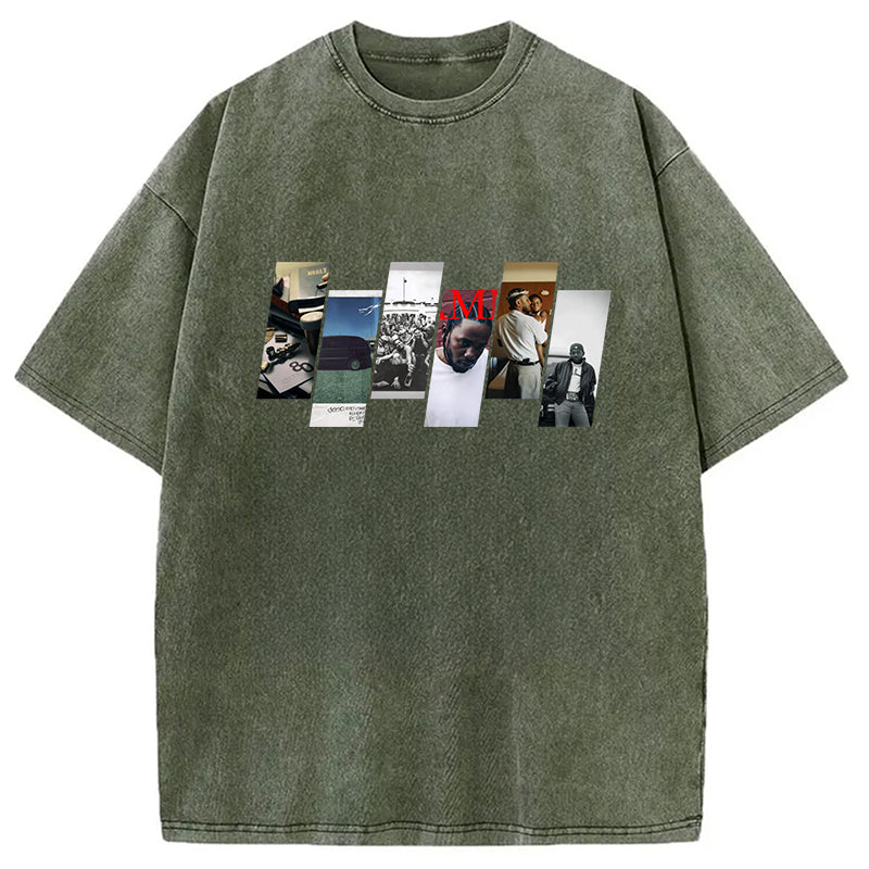 bbb Kendrick Lamar Albums Washed T-Shirt