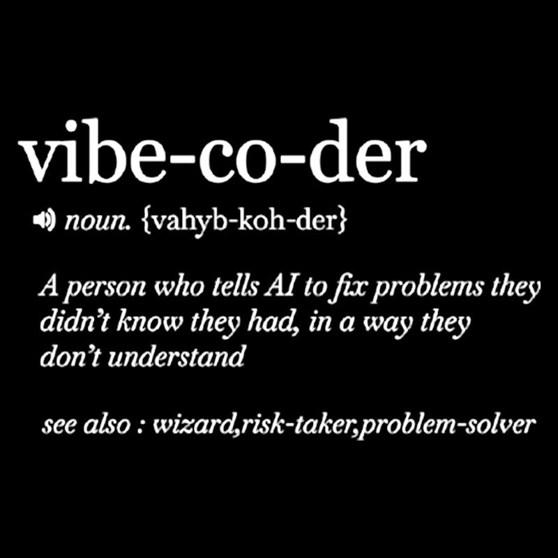 Vibe Coder Defenition  T-Shirt