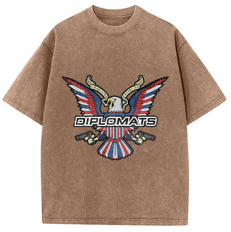 bbb Retro Dipset Diplomats Logo Washed T-Shirt