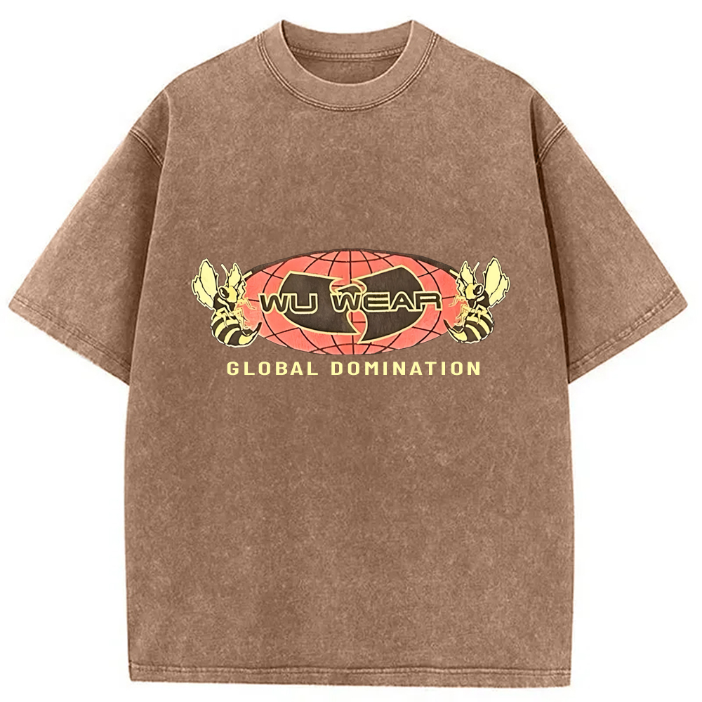 bbb Vintage 90s Wu Wear Wu Tang Washed T-Shirt