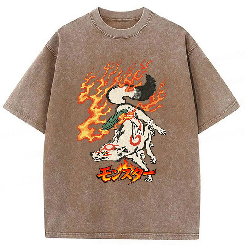 bbb Tokyo Japanese-style Yokai Washed T-shirt