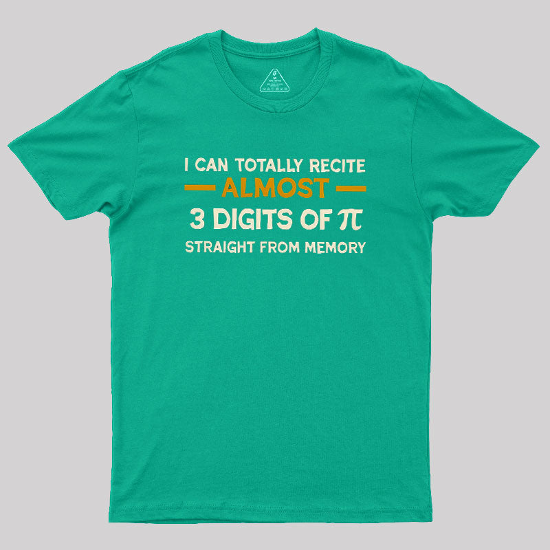 3 Digits Of Pi  T-Shirt