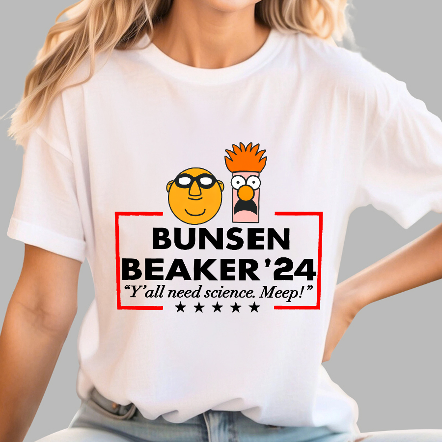 Science Meep Bunsen And Beaker Teacher y T-Shirt