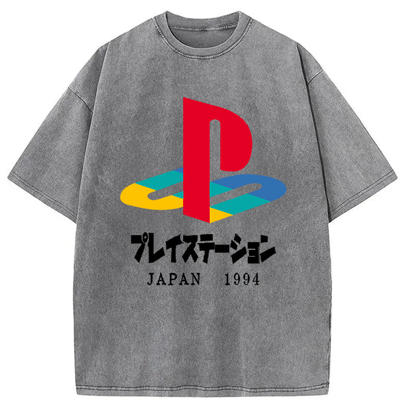 bbb Sony Playstation Japanese Washed T-Shirt