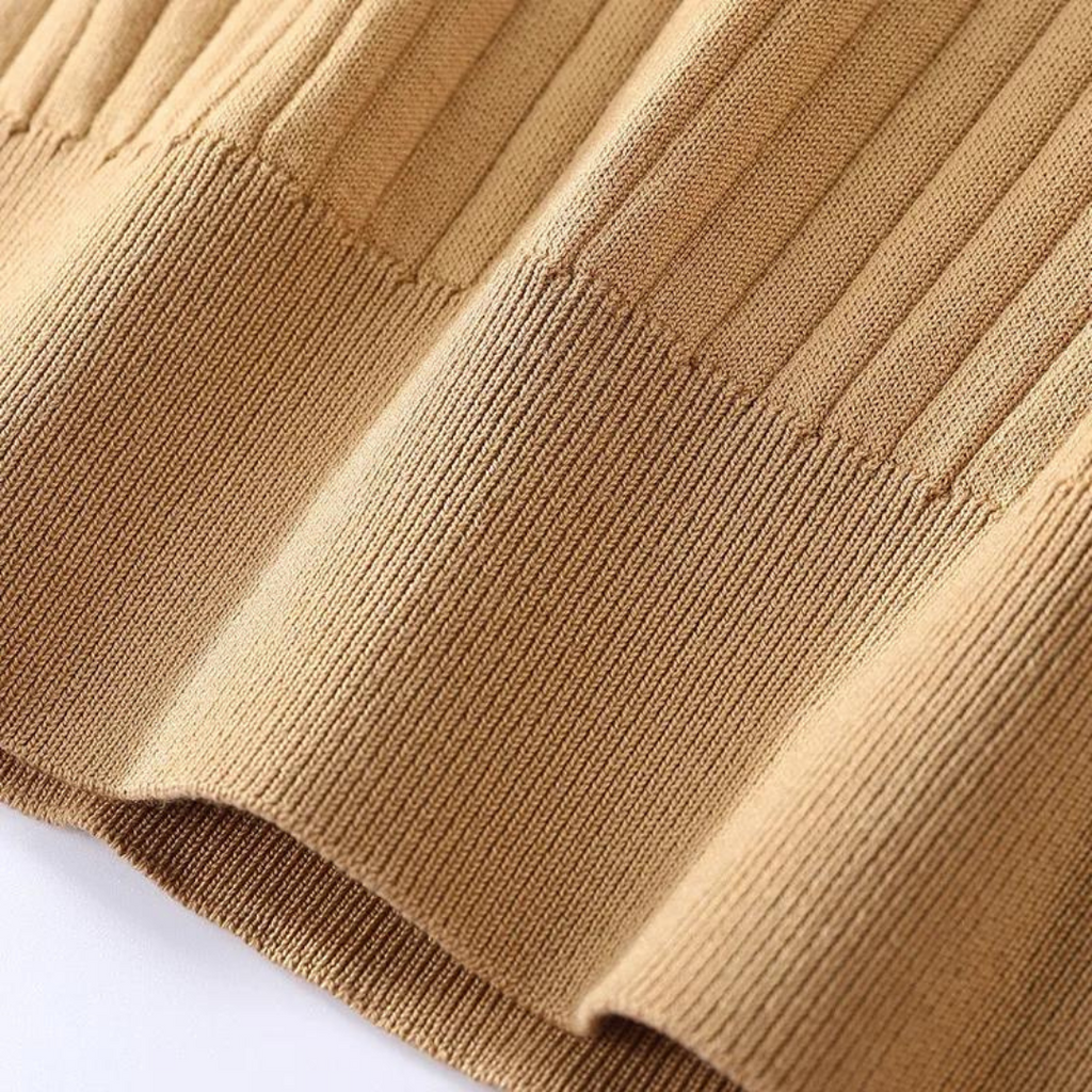 Luxurious Mulberry Silk Polo Shirt for Men, Elegant Ribbed Long Sleeve Golf Shirt, Soft Lyocell Cotton Blend, Versatile Casual Wear