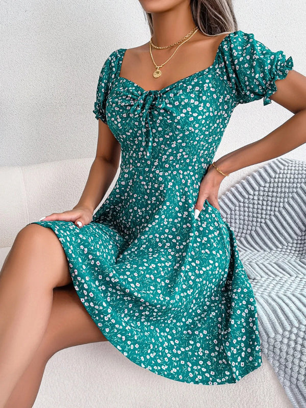 Short Sleeve Casual Dress for Women, Lightweight and Comfortable Day Dress, Versatile Summer Style