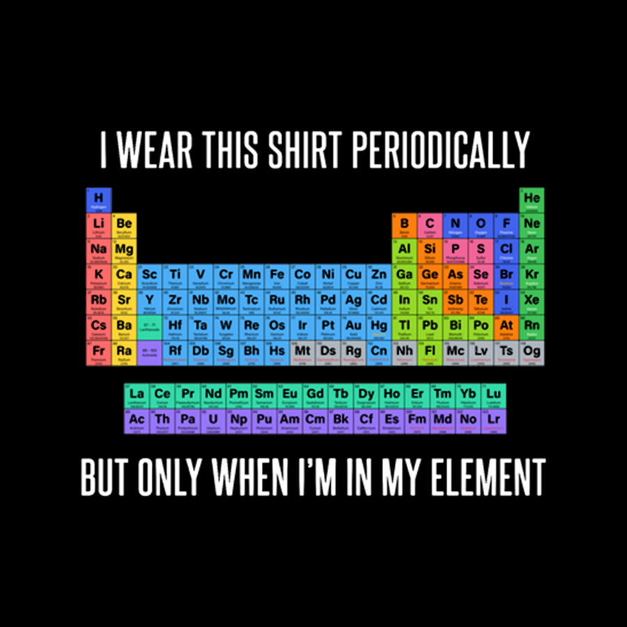 I Wear This Shirt Periodically But Only When I’m In My Element y T-Shirt