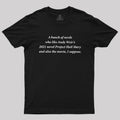 Project Book Club  T-Shirt