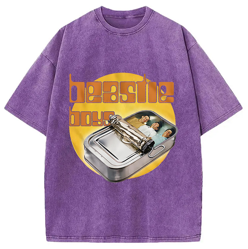 bbb Hello Nasty Beastie Boys Hiphop Washed T-Shirt