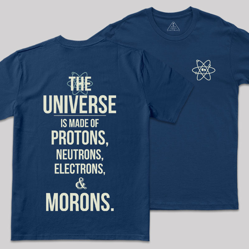 Atomic Humor Front and Back Printed T-Shirt