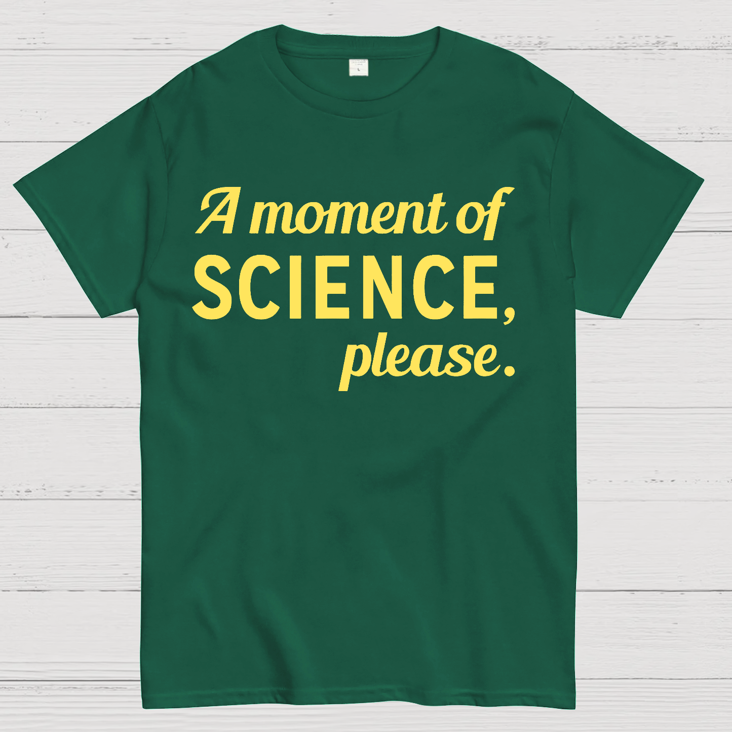 A Moment of Science, Please  T-Shirt