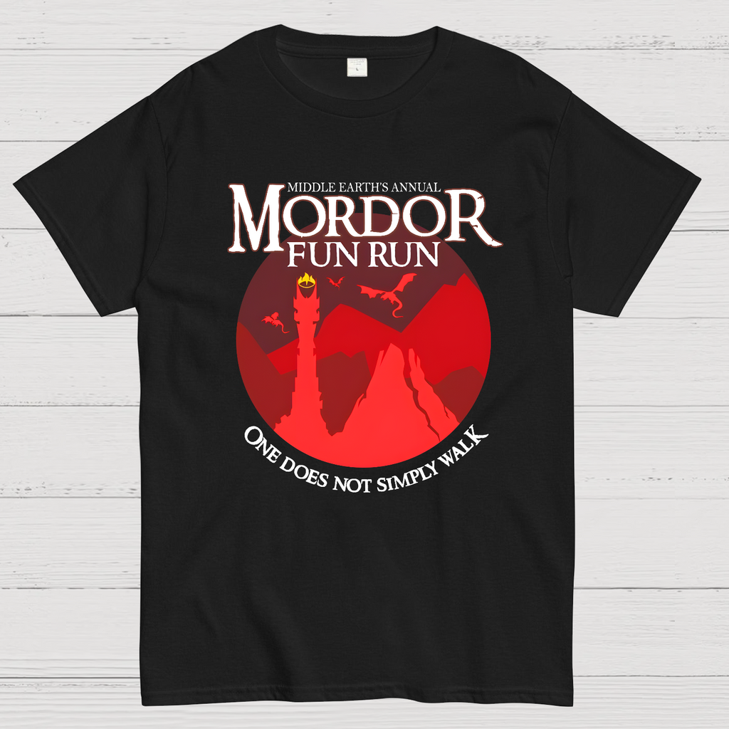 Middle Earth’S Mordor Fun Run One Does Not Simply Walk  T-Shirt