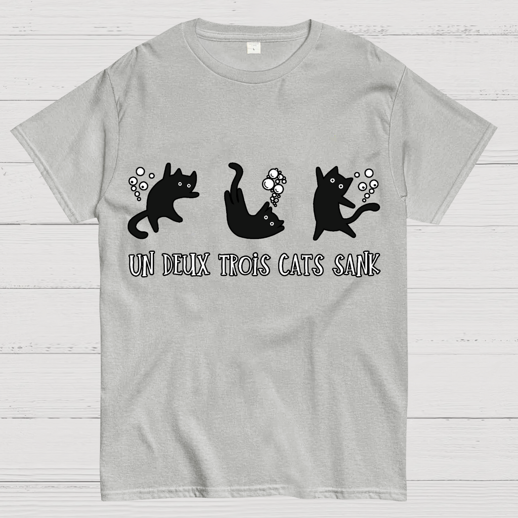Un Deux Trois Cats Sank  T-Shirt