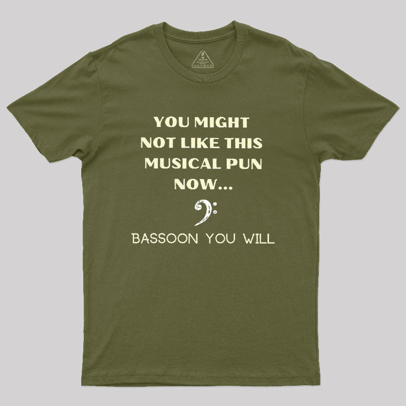 Funny Bassoon Music Pun  T-Shirt