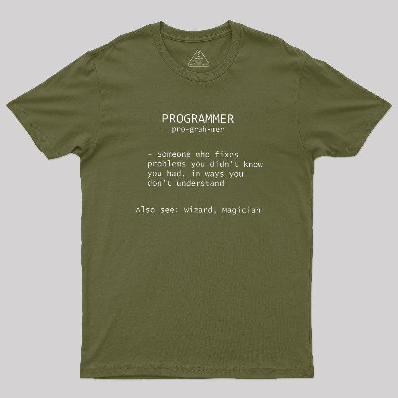 Programmer Definition  T-Shirt