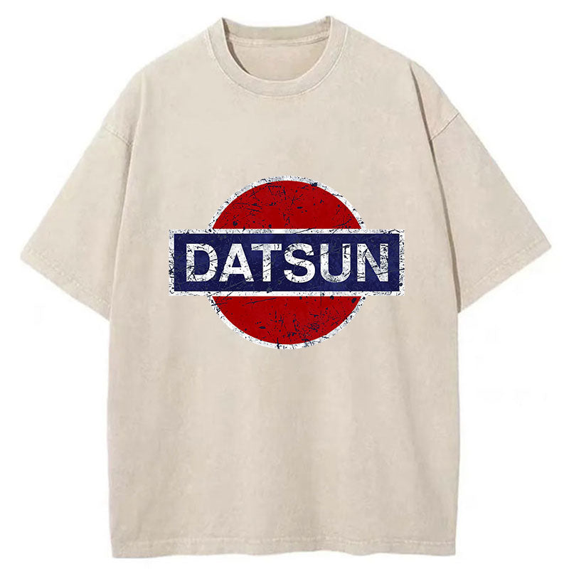 bbb Datsun Vintage Car Washed T-Shirt