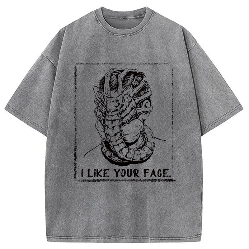 bbb I Like Your Face Washed T-Shirt