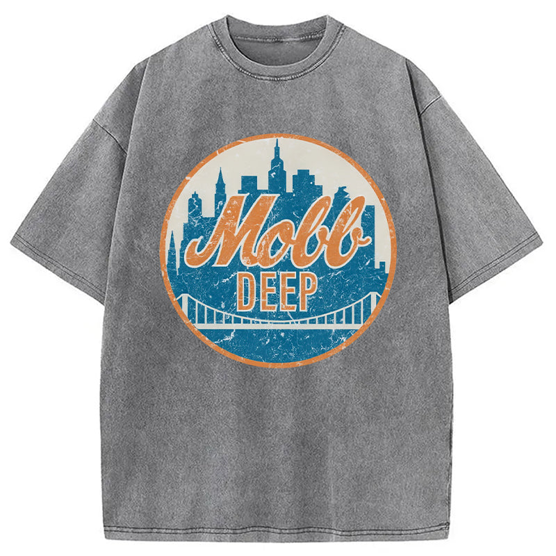 bbb Mobb Deep Queens New York Vintage Washed T-Shirt