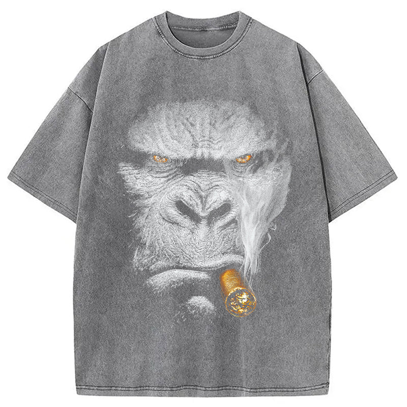bbb Smoking Gorilla Washed T-Shirt