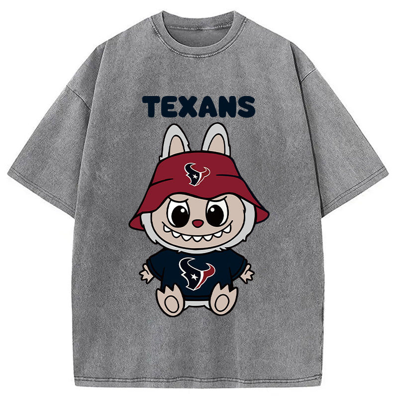 bbb Labubu Doll Monster Washed T-Shirt
