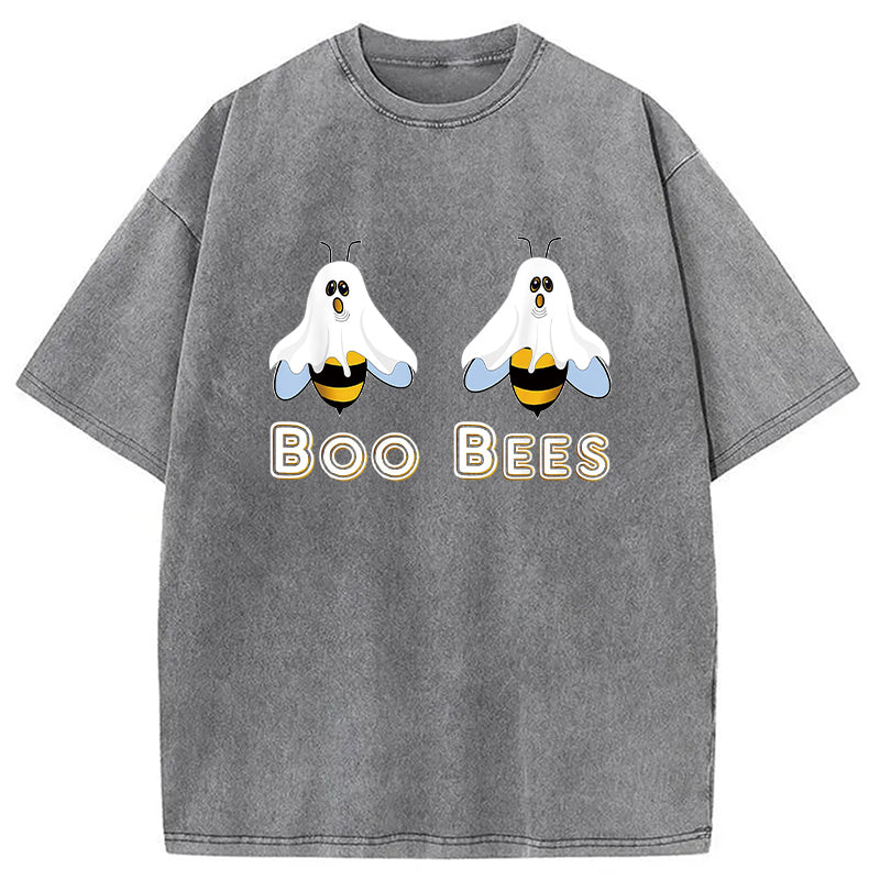 bbb Cute Funny Boobees Halloween Washed T-Shirt