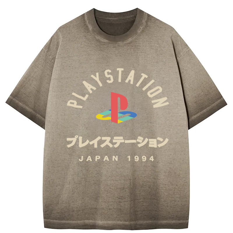 bbb PlayStation Japan Gradient Washed T-Shirt