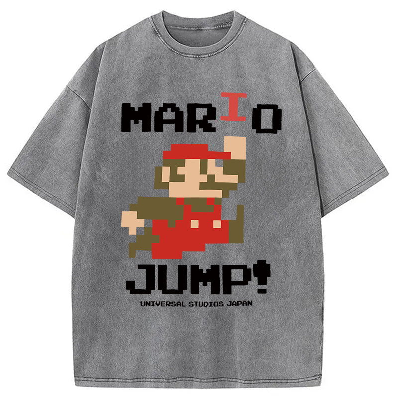 bbb Nintendo Mario Jump Washed T-Shirt