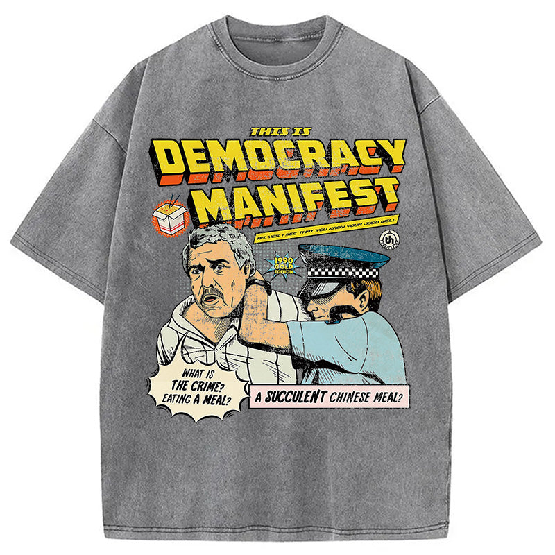 bbb This is Democracy Washed T-Shirt