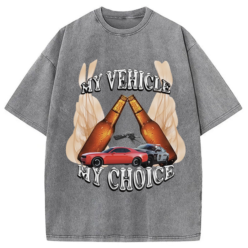 bbb My Vehicle My Choice Washed T-Shirt