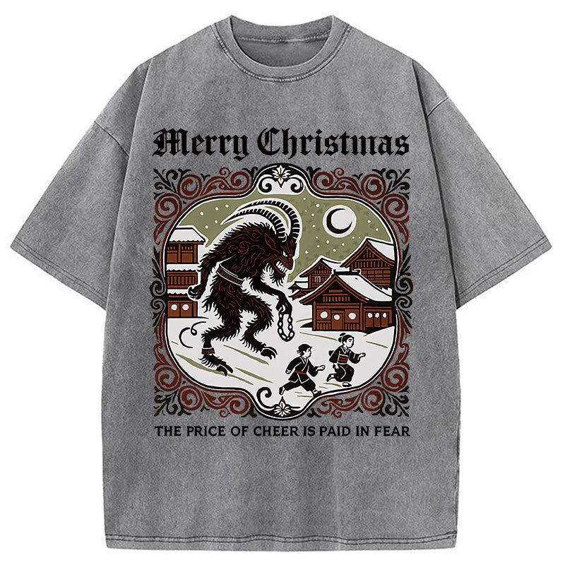 bbb The Price of Cheer is Paid in Fear Washed T-Shirt