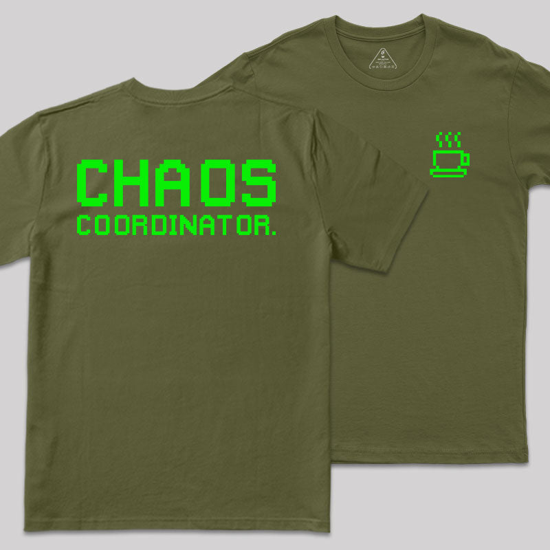 Chaos Front and Back Printed T-Shirt
