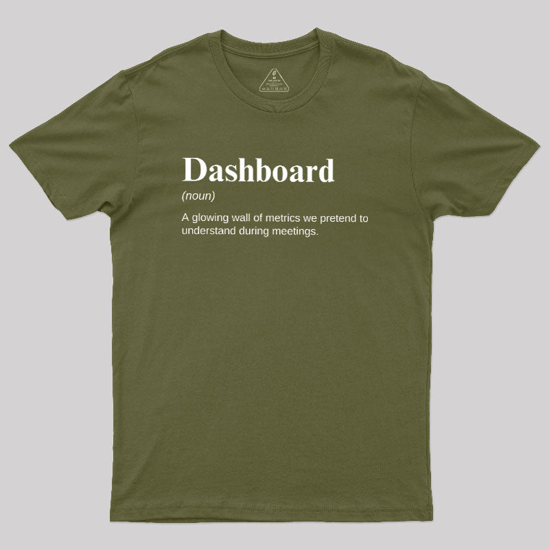 Dashboard Funny Data Analyst  T-Shirt