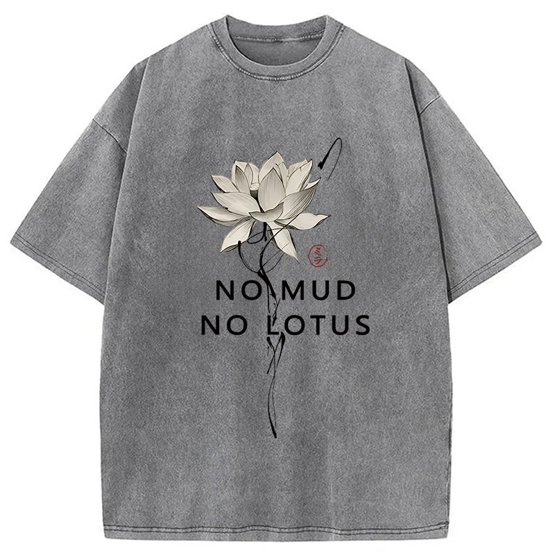 bbb Japanese Zen Lotus Washed T-Shirt