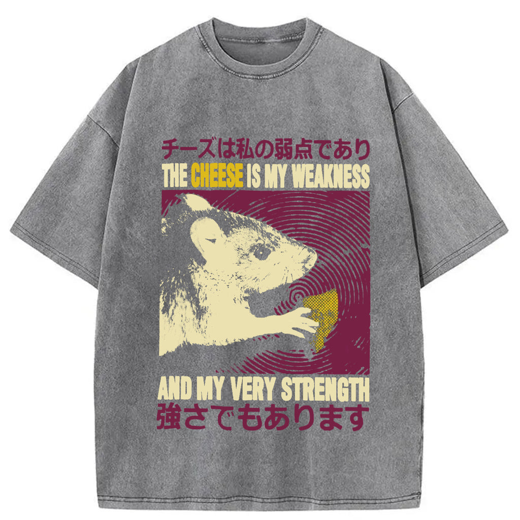 bbb The Cheese is My Weakness Washed T-Shirt
