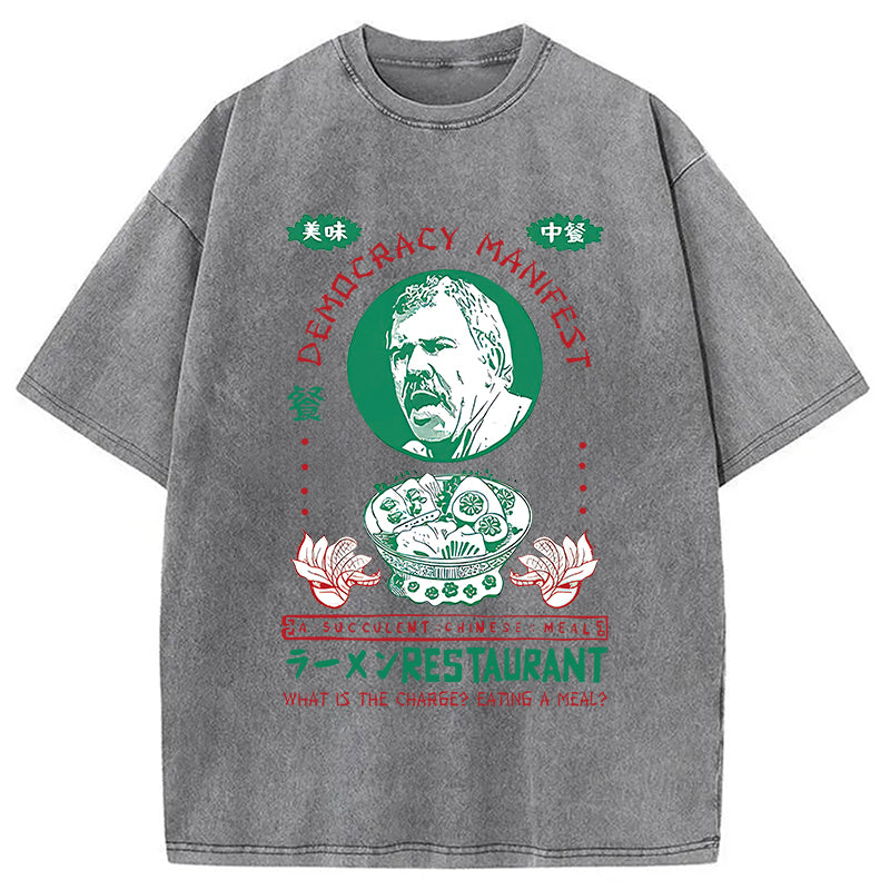 bbb Delicious Chinese Food Washed T-Shirt