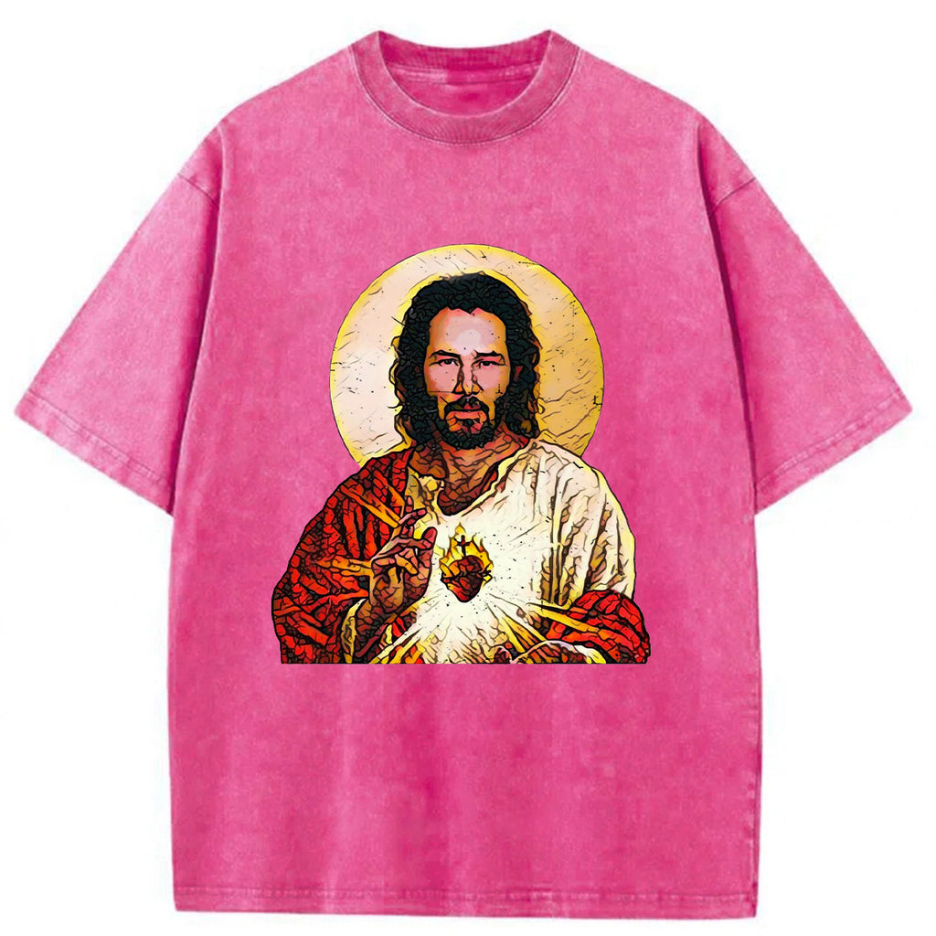 bbb Holy Keanu Washed T-shirt